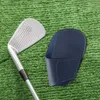 Andere Golfprodukte 1–10 Stück Golf Eisen Schlägerkopfabdeckung Stangenkopf Schutzhülle PU Leder Keile Abdeckungen Golf Sportzubehör Putterschutz 230808