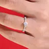 حلقات الكتلة de color vs 0.5ct Round Cut Lab Grown Diamond Consigning Rings CVD HPHT Jewelry Solid 14k