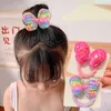 1PC新しいかわいいスパンコールバタフライガールズキッズポニーテールエラスティックヘアバンド子供ヘアタイプリンセスヘアアクセサリーベビーヘッドウェア