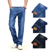 Heren Jeans Mannen Hoge Kwaliteit Rechte Losse Stretch Denim Broek Broek Blauw Business Cowboys Man Big Size 40 42 44 230809