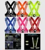 wholesale Reflective Vest with Reflector Bands Reflective Running Gear for Men and Women Night Walking Biking Safety Straps Universal LL