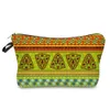 Barn makeup väska geometrisk tryckt afrikansk etnisk totem handväskor mode rese lagringspåsar