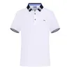 Hommes Polos D'été Polo Hommes Casual Slim Fit Coton Respirant Solide À Manches Courtes Broderie Harmont Blaine 230808