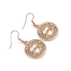 Dangle Lustre Creux Amour Coeur Boucles D'oreilles Maman Lettre Goutte Or Crochet D'oreille Pour Les Femmes Maman Fête Des Mères Cadeau Bijoux De Mode En Bk Del Dhphb