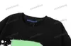 xinxinbuy Mannen vrouwen designer Sweatshirt Hoodie Graffiti Kleurrijke Letter Printing trui grijs blauw zwart wit XS-L