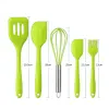 wholesale Cookware Sets Design Kitchenware Silicone Heat Resistant Kitchen Cooking Utensils Non-Stick Baking Tool Cooking Tool Sets 3 Colors 10 pcs for 1 set