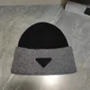 Designer berretto teschio cappelli invernali cappelli in maglia casquette lusso per uomo donna autunno / inverno lana unisex calda lettera P alta qualità