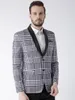 Brudgum Wear Wedding Suits Shawl Lapel Tuxedos Slim Fit Male Fashion Blazer Tailore Made 2 Pieces Coat With Pants