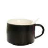 Cups Saucers Ceramic Coffee Cup With Spoon 360 Water