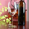 xinchenエナメルカラーリードフリークリスタルレッドワイングラスデカンタセットクリエイティブゴブレットワイングラスハイエンドウェディングギフトHKD230809