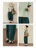 Women's Sweaters 107-109cm Bust / Spring Summer Women All-match Comfy Loose Green Color Contrast Knitted Cotton Pullover /Jumpers