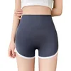 Aktive Shorts Frauen hohe Taille Sport Sport sportliche Shapewear -Strumpfhosen Fitness Feste Farbe kurzer Leggings Workout Gummiband