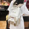 Bolsa escolar coreana estilo campus estudante mochila para meninas 2023 novas mochilas de viagem de lazer ao ar livre simples bolsas de ombro para casal