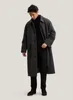 Men's Suits Handsome Overcoat 1 Pcs Herringbone Arrival Casual Winter Wear Trench Coat Warm Soft Dark Grey Streetwear Windbreaker