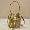 Sacca designer imitazione in cristallo sacchetto di secchio sabato sacca in metallo con spalla per tracola di lusso borsetta di lusso borsetta all'ingrosso