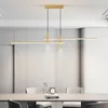 Chandeliers Dining Room Chandelier Designer Art Minimalist Modern Table Creative Long Bar Lamps Nordic