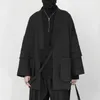 Trench da uomo Giacca a vento da uomo di grandi dimensioni cardigan da tè Hanfu 2023 Cappotto di media lunghezza sciolto con design nazionale in stile cinese 230809