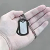 Hundhalsar 12 datorer Mens Black Necklace Protective Cover Tag Silicone ID Case Silica Gel Man