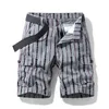 Men's Shorts 2023 Summer Straight Casual Beach Classic Outdoor Fashion Print Cotton Cargo Male Army Green Khakis