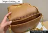 Designer Puffer Goya Sacs à Bandoulière Lisse Lampe Napa Cuir Cross Body Camel Pad Sac À Main Or Matériel Chaîne Coussin Baguette Magnétique Bourse