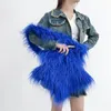 Şeker renkli yıldız sahte kürk kadınlar için kabarık peluş peluş omuz çantası kış yumuşak sıcak crossbody tasarımcı alışveriş