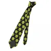 Laço gravata amarra shrek hip-hop pavat gravata de negócios estreita