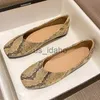 Jurk Schoenen Vrouwen Mode Loafers Dames Snakeskin Flats Bootschoenen Comfortabele Sexy Puntige Tenen Klassieke Lederen Casual Schoenen J230808