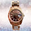 Mens Automatic Watch Automatic Mechanical Movement Reloj Hombre Watch All rostfritt stål Rem Glow Waterproof Watch Gift Dhgates Fashion Designer Wristwatch