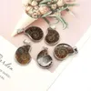 Pendant Necklaces Exquisite Shell Natural Stone Ammonite Snail 10-35mm Vintage Charm Fashion Jewelry Making DIY Necklace Earring Accessory