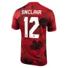 2023 2024 Canadá camisetas de fútbol Maillot de Foot Kit para niños 24 25 Camiseta de fútbol Equipo nacional para mujer Copa del mundo femenina 23/24 Mujer Sinclair Fleming Buchanan David