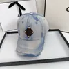 Men's Sporty Style Designer Ball cap Women's Fashion hat Water Wash Worn Craft Leather Letter Printing Adjustable Size casquette