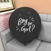 Otros suministros para fiestas de eventos Globos de látex negros gigantes Niño o niña Globo de revelación de género Globos de confeti para baby shower Decoración de fiesta Globos de revelación de género 230809