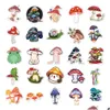 Car Stickers Waterproof 10/30/50Pcs Cartoon Mushroom Plant Graffiti Decals Phone Bike Skateboard Laptop Scrapbook Diary Cute Sticker Dhyns