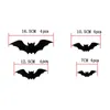 Autre événement fête fournitures 16 pièces Halloween 3D noir chauve-souris Stickers muraux amovible bricolage décalcomanie décoration horreur chauves-souris 230808