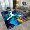 Alfombra deportiva baloncesto alfombra impresa moda yoga mat antideslizante alfombra sala de estar dormitorio alfombra alfombra regalo de cumpleaños HKD230809