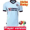 espnsport 23 24 Cruz Azul Mens Player Versão Futebol Jerseys ANTUNA GIMENEZ TABO RODRIGUEZ MORALES ESCOBAR Home Away 3rd Training Wear Camisas de futebol Uniformes