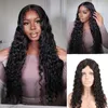 Deep Wave Frontal Wig Brazilian Curly Part Lace Front Human Hair Wigs For Women 22 Inch Closure 180 Density Natural #P27 P30