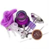 Кальян Сток достаточный маленький фиолетовый курение набор Полный набор аксессуаров для кальяна кальян кальян Shisha Pipe Hkd230809