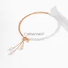 Anhänger Halsketten Barock Simulierte Perlen Lange Quaste Anhänger Halskette Für Frauen Perlen Link Kette Halskette 2022 Trend Lariat Hochzeit Schmuck J230809