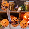 Andra evenemangsfestleveranser 16st Halloween Pumpkin Candy Box Case Gift Snacks Lagring Kids Trick or Treat Favors Decoration 230809