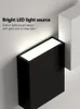 Applique Murale Lumière Extérieure Chevet Simple Chambre Passerelle Lumineuse Petites Lumières Modernes Ultra-minces