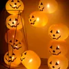 Andere Event Party Supplies 50 Stück Halloween Kürbis Licht LED Luftballons Home Decor Leuchtende Atmosphäre Lichter Dekoration Requisiten 230808