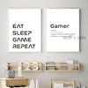 Video Game Canvas Painting Wall Art Video Game Party Posters Decor Art Pictures Wall For Boys Room Gaming Room Decoration No Frame Wo6