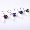 Клавки 4Colors Специальные классические 3D -шарики для боулингов модель ключей Keyring Keyfob подарок для цветов Lover Candy