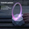 Luz noturna bluetooth alto-falante lâmpada de mesa colorido presente bluetooth 5.0 estéreo som surround atmosfera colorida luz noturna