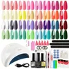 The Ultimate Gel Nail Polish Kit: 32 Colors, 48W Nail Dryer, Manicure Tools & More - Perfect Gift for Women!
