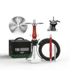 Yimi Hookah Complete Hookah Set Thunder 2 Purge Options Shisha Set Hopah Bowl Silicone slang Kolhållare HKD230809