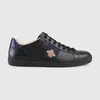 Hommes Femmes Casual Chaussures Italie Luxe Or Blanc Rouge Stripe Italie Tiger Snake Sneaker Baskets Abeille Brodé Marche Sports Ace Baskets Randonnée Chaussures 05