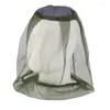 Baretten Outdoor Hoofd Gezichtsmasker Hoed Net Cover Anti-muggen Mosquito Cap Travel Ademend Mesh Covers Anti Bug