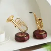 Figurine di oggetti decorativi Squisito carillon di strumenti musicali in miniatura Figurina di decorazioni per la casa artificiale per interni Ornamenti da scrivania Artigianato 230809